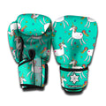 Doodle Unicorn Pattern Print Boxing Gloves