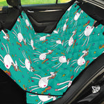 Doodle Unicorn Pattern Print Pet Car Back Seat Cover
