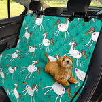 Doodle Unicorn Pattern Print Pet Car Back Seat Cover