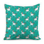 Doodle Unicorn Pattern Print Pillow Cover