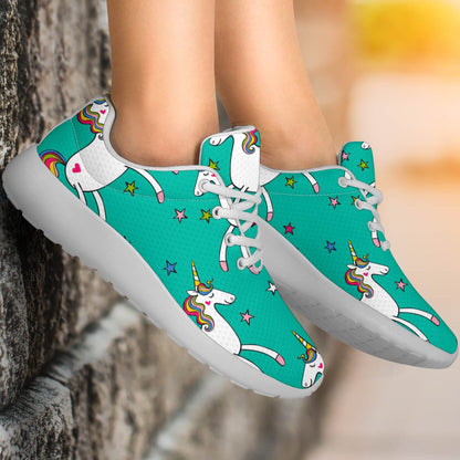 Doodle Unicorn Pattern Print Sport Shoes GearFrost