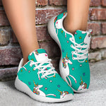 Doodle Unicorn Pattern Print Sport Shoes GearFrost