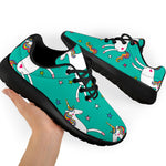 Doodle Unicorn Pattern Print Sport Shoes GearFrost