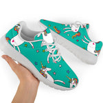 Doodle Unicorn Pattern Print Sport Shoes GearFrost