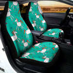 Doodle Unicorn Pattern Print Universal Fit Car Seat Covers