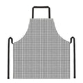 Doodle Windowpane Pattern Print Apron
