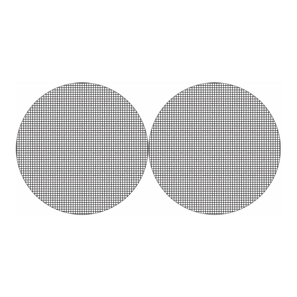 Doodle Windowpane Pattern Print Car Coasters