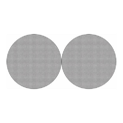 Doodle Windowpane Pattern Print Car Coasters