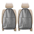 Doodle Windowpane Pattern Print Car Seat Organizers