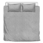 Doodle Windowpane Pattern Print Duvet Cover Bedding Set