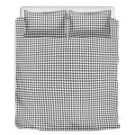 Doodle Windowpane Pattern Print Duvet Cover Bedding Set