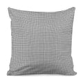 Doodle Windowpane Pattern Print Pillow Cover