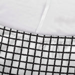 Doodle Windowpane Pattern Print Sofa Cover