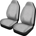 Doodle Windowpane Pattern Print Universal Fit Car Seat Covers