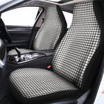 Doodle Windowpane Pattern Print Universal Fit Car Seat Covers