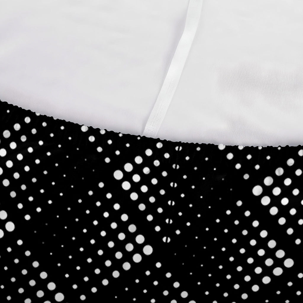 Dot Geometric Square Pattern Print Sofa Cover