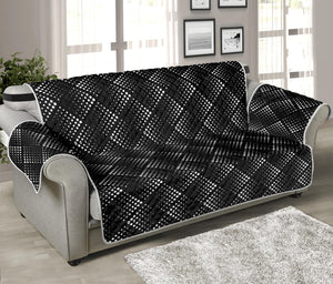 Dot Geometric Square Pattern Print Sofa Protector