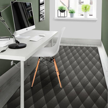 Dot Geometric Triangle Pattern Print Area Rug