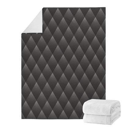 Dot Geometric Triangle Pattern Print Blanket