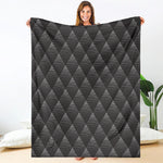 Dot Geometric Triangle Pattern Print Blanket