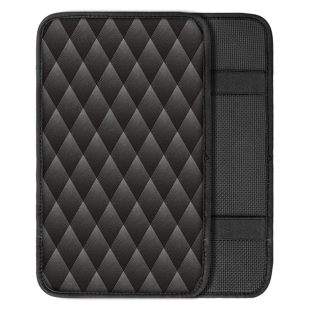 Dot Geometric Triangle Pattern Print Car Center Console Cover