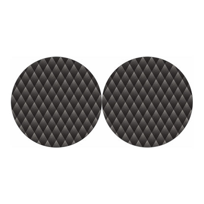 Dot Geometric Triangle Pattern Print Car Coasters