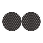 Dot Geometric Triangle Pattern Print Car Coasters