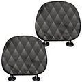 Dot Geometric Triangle Pattern Print Car Headrest Covers