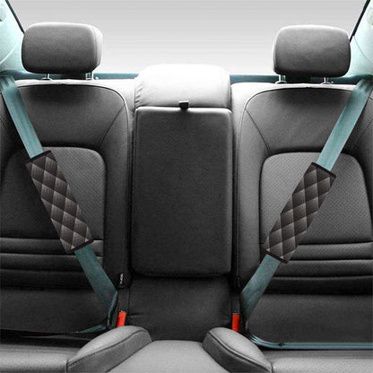 Dot Geometric Triangle Pattern Print Car Seat Belt Covers