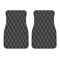Dot Geometric Triangle Pattern Print Front Car Floor Mats