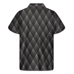 Dot Geometric Triangle Pattern Print Men's Short Sleeve Shirt