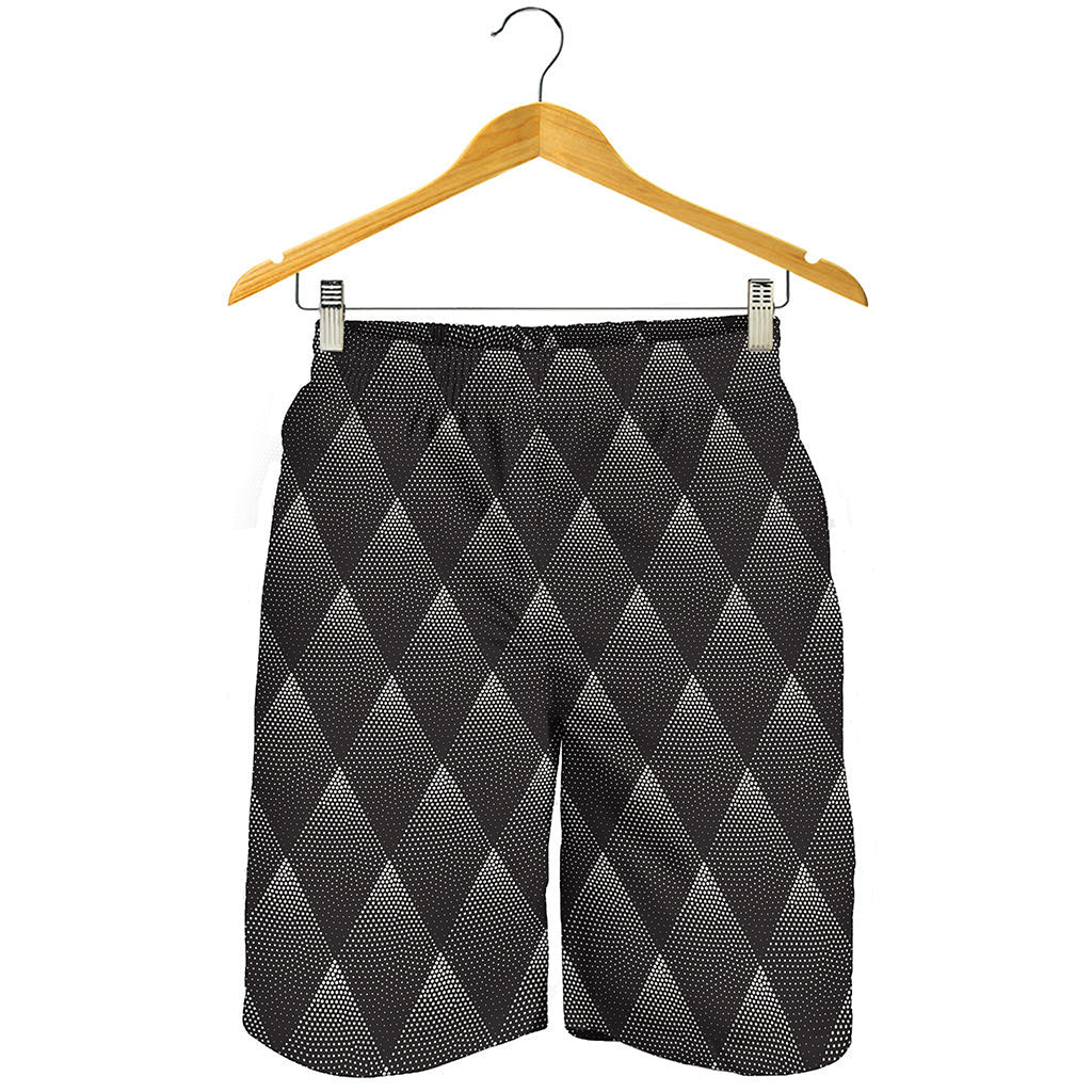 Dot Geometric Triangle Pattern Print Men's Shorts
