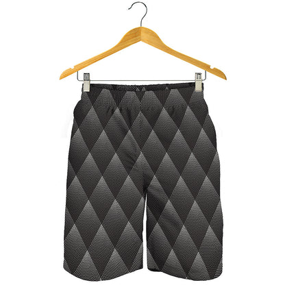 Dot Geometric Triangle Pattern Print Men's Shorts