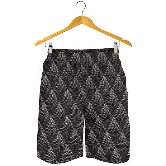 Dot Geometric Triangle Pattern Print Men's Shorts