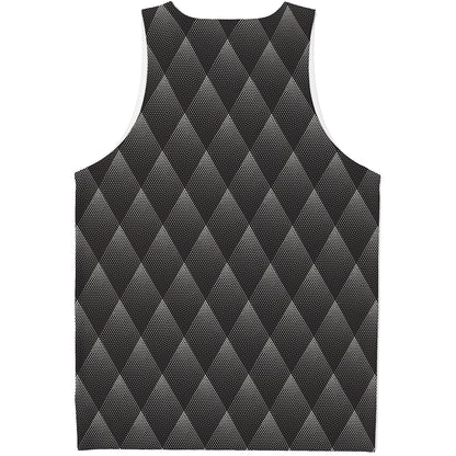 Dot Geometric Triangle Pattern Print Men's Tank Top