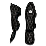 Dot Geometric Triangle Pattern Print Muay Thai Shin Guard