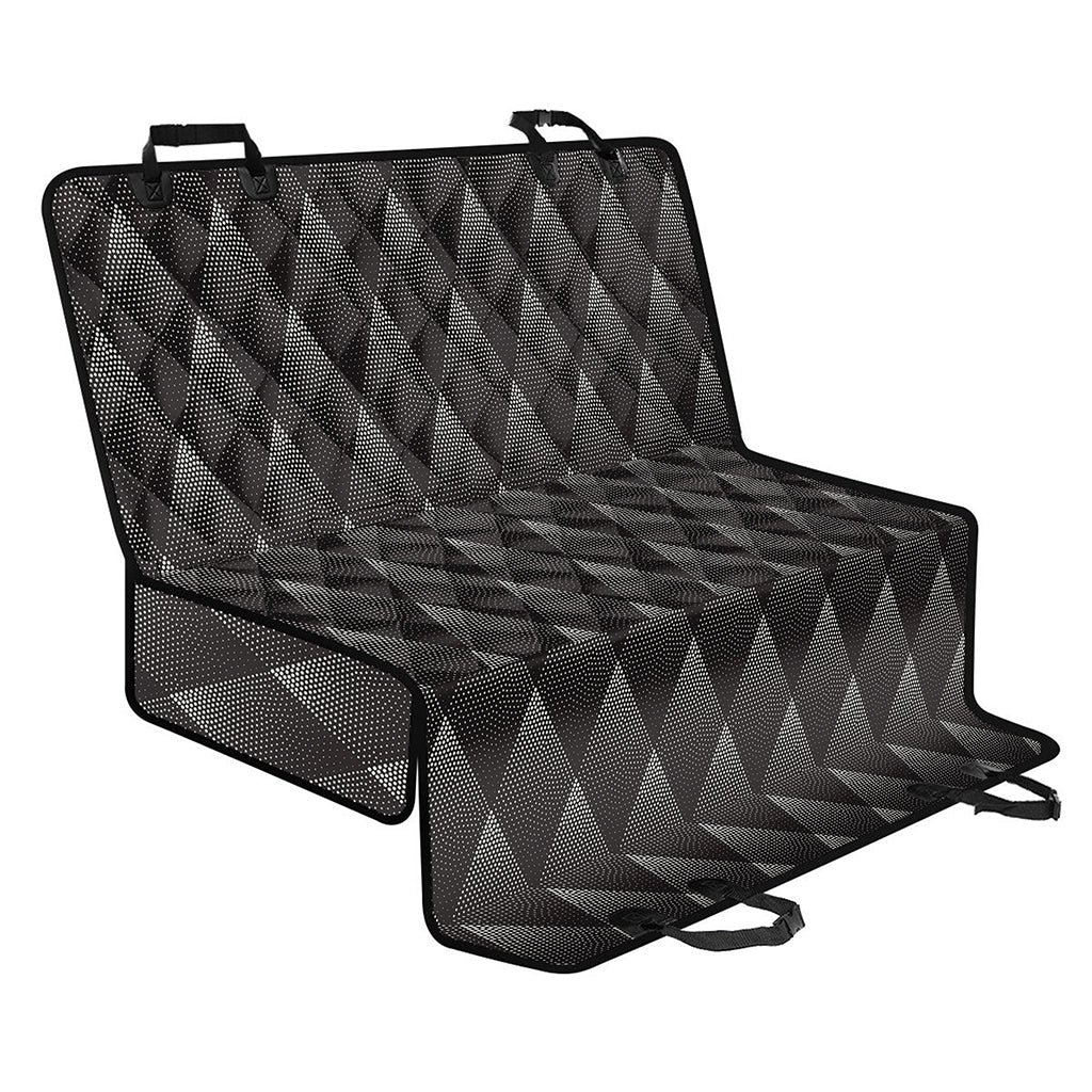 Dot Geometric Triangle Pattern Print Pet Car Back Seat Cover