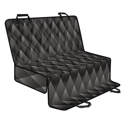 Dot Geometric Triangle Pattern Print Pet Car Back Seat Cover