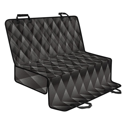 Dot Geometric Triangle Pattern Print Pet Car Back Seat Cover