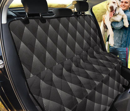 Dot Geometric Triangle Pattern Print Pet Car Back Seat Cover