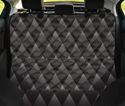 Dot Geometric Triangle Pattern Print Pet Car Back Seat Cover