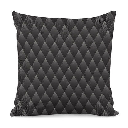 Dot Geometric Triangle Pattern Print Pillow Cover