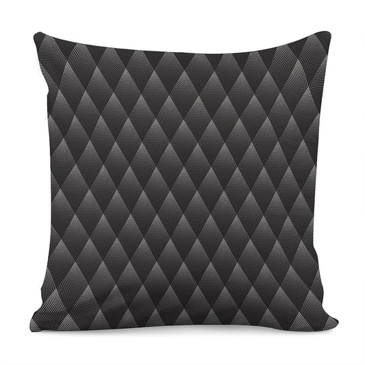 Dot Geometric Triangle Pattern Print Pillow Cover
