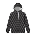 Dot Geometric Triangle Pattern Print Pullover Hoodie