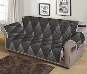 Dot Geometric Triangle Pattern Print Sofa Protector