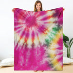 Double Tie Dye Print Blanket