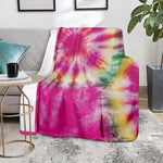 Double Tie Dye Print Blanket
