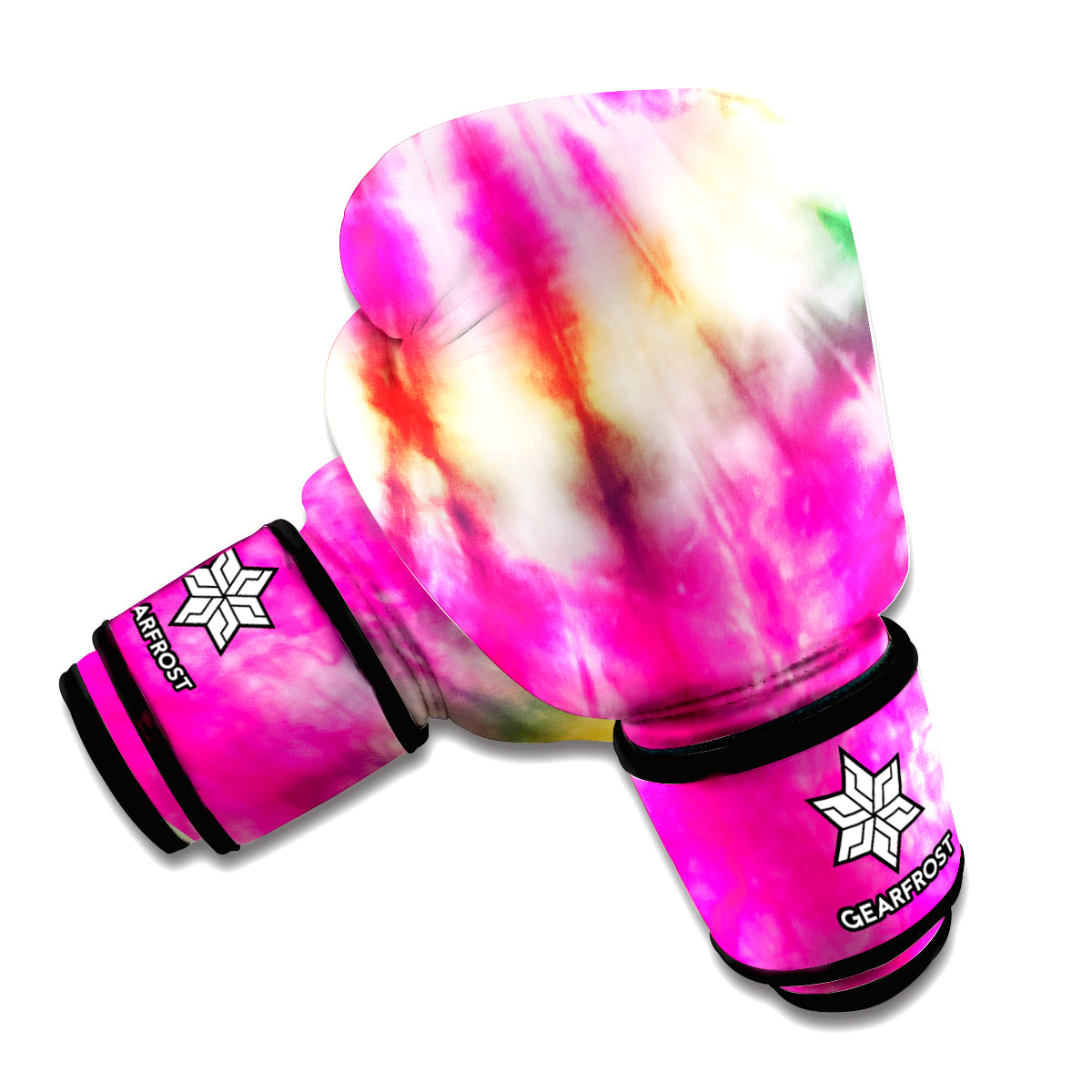 Double Tie Dye Print Boxing Gloves