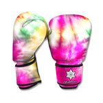 Double Tie Dye Print Boxing Gloves