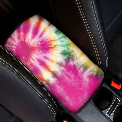 Double Tie Dye Print Car Center Console Cover